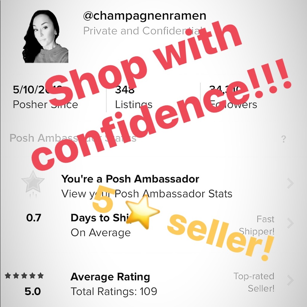 Shop Confidently! 5 ⭐️ Top Rated Seller! Fast Ship
